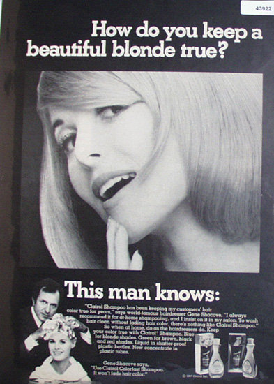 Clairol Colorfast Shampoo 1967 Ad