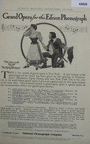 Edison Phonograph 1907 To 1912 Ad