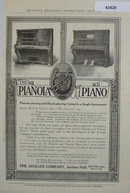 The Pianola Piano 1907 To 1912 Ad