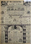 Sears Mens And Boys Rings 1933 Ad