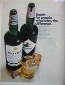 Black And White Scotch Whisky 1967 Ad