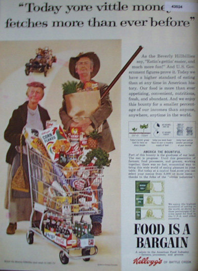 Kelloggs Corn Flakes 1963 Ad
