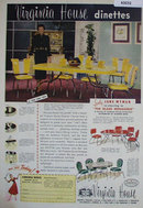 Virginia House Dinettes Jane Wyman 1950 Ad