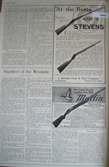 J. Stevens Arms And Tool Co. 1914 Ad.