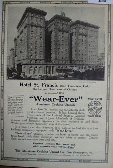 Wear Ever Aluminum Cooking Utensils 1920 Ad