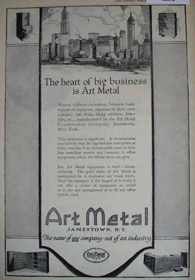 Art Metal 1920 Ad