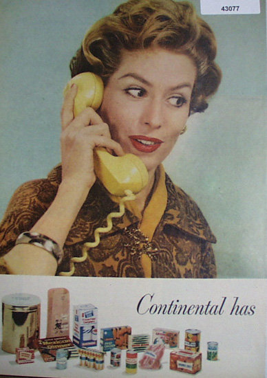 Continental Can Co. 1958 Ad