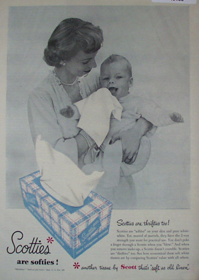 Scotties by Scott 1950 Ad.