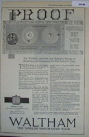 Waltham Scientifically Built Watch 1920 Ad