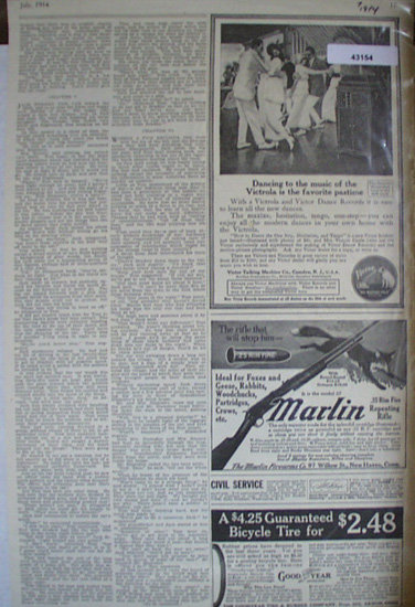 Victor Talking Machine Co. 1914 Ad