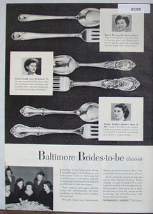 International Silver Co. 1950 Ad
