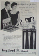 King Edward Exquisite Silverplate 1950 Ad