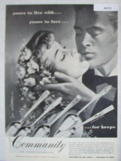 Oneida Community Silverplate 1950 Ad