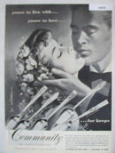 Oneida Community Silverplate 1950 Ad