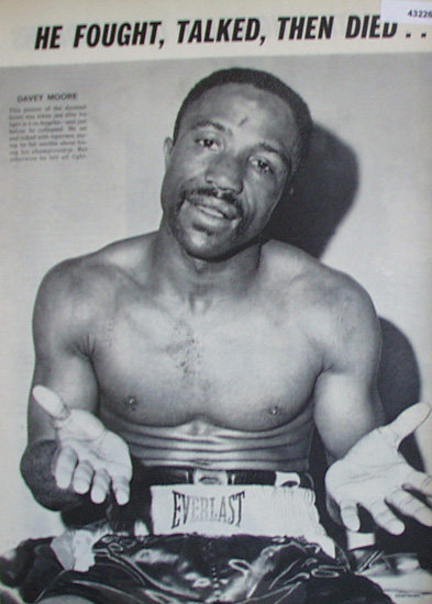 Davey Moore Picture 1965 Article