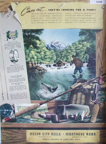 Ocean City Reels And Montague Rods 1948 Ad