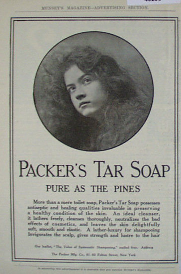Packers Tar Soap 1907 To 1912 Ad