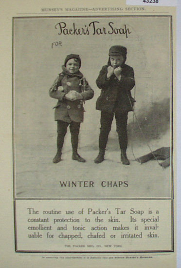 Packers Tar Soap 1907 To 1912 Ad