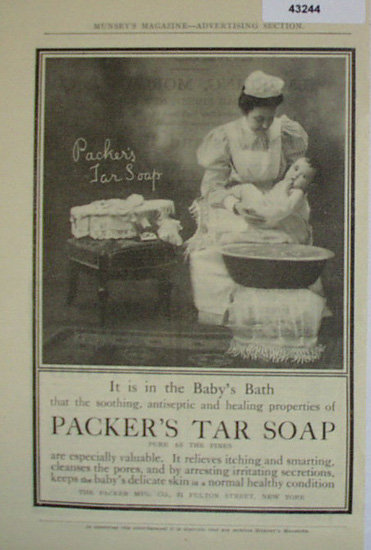 Packers Tar Soap 1907 To 1912 Ad
