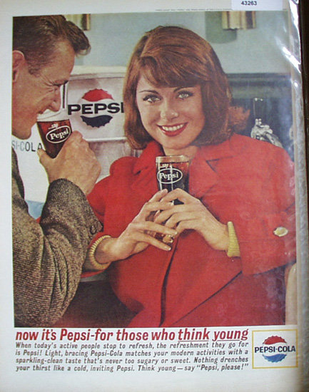 Pepsi Cola 1963 Ad