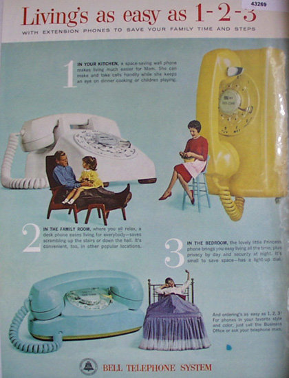 Bell Telephone System 1963 Ad