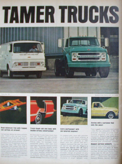 Chevrolet 68 Trucks 1967 Ad