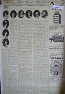 Marguerites Daisy Wedding 1903 Article