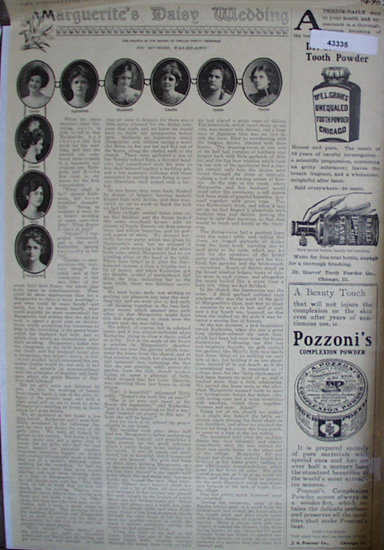 Marguerites Daisy Wedding 1903 Article