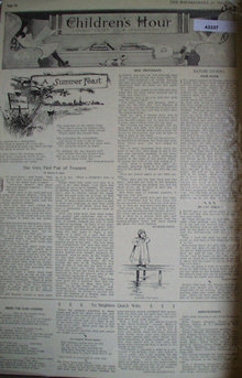 Childrens Hour 1903 Article