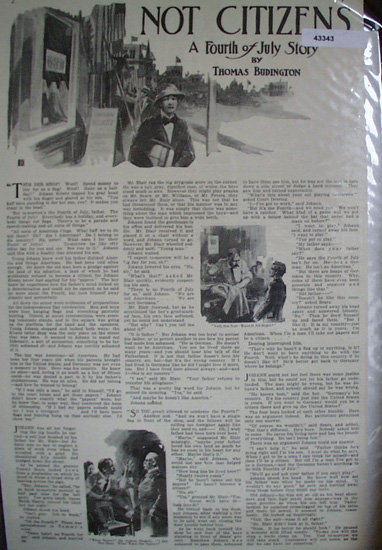 Not Citizen A Forth Of July Story 1914