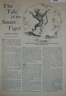 The Tale Of The Smart Tiger 1936 Story