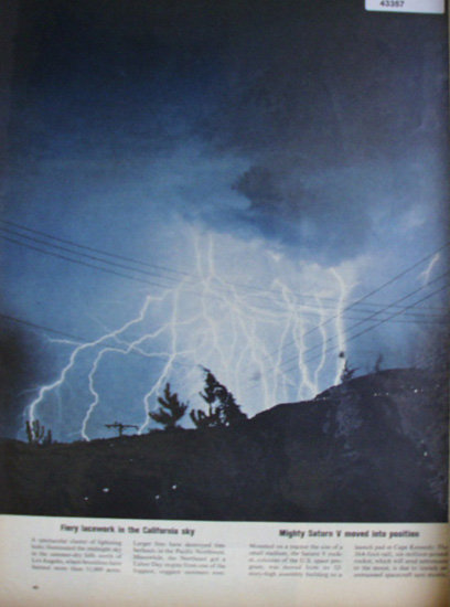 Fiery Lightning And Mighty Saturn V 1967 Article