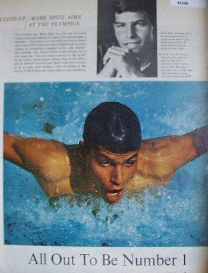 Mark Spitz Aims At The Olympics 1967 Article