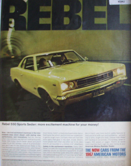 American Motors Rebel 1967 Ad
