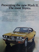 Toyota Mark II 1972 Ad