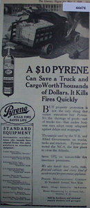 Pyrene Fire Extinguishers 1920 Ad