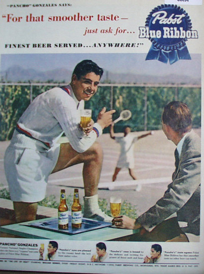 Pabst Blue Ribbon Beer 1950 Ad