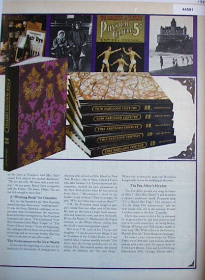 The Fabulous Century 1969 Books Ad