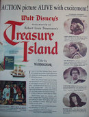 Walt Disney Treasure Island 1950 Ad