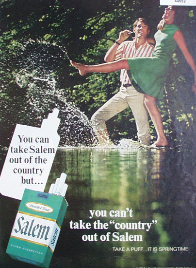 Salem Cigarettes 1969 Ad