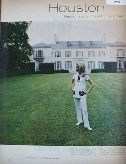 Houston Fashion Savvy City 1969 Article