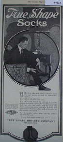 True Shape Socks 1920 Ad.