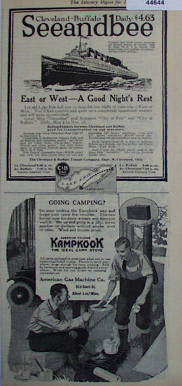 Kampkook Camp Stove 1920 Ad.