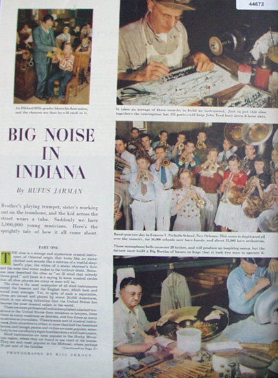 Rufus Jarman Big Noise In Indiana 1948 Article