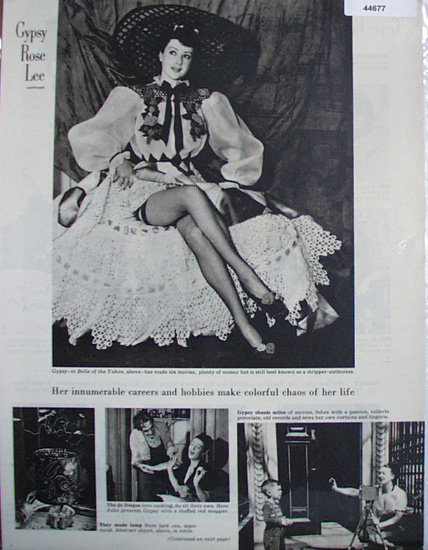 Gypsy rose Lee 1948 Article
