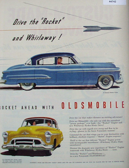 Oldsmobile 98 1950 Ad.