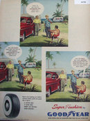 Good Year Super Cushion Tires 1950 Ad.
