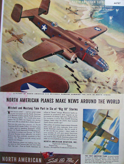 North American Aviation 1943 Ad