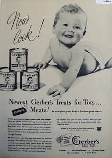 Gerbers Baby Food 1948 Ad