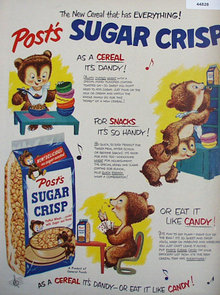 Posts Sugar Crisp 1950 Ad